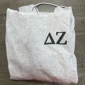 DZ Delta Zeta Sorority Hoodie L